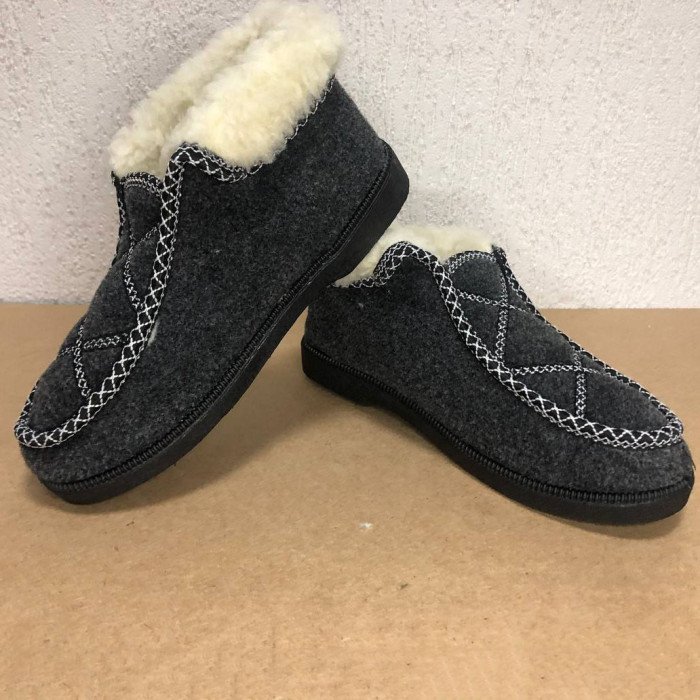 Черевики жіночі хутряні утеплені 38 розмір, Валянки шиті, Домашні тапочки для жінок