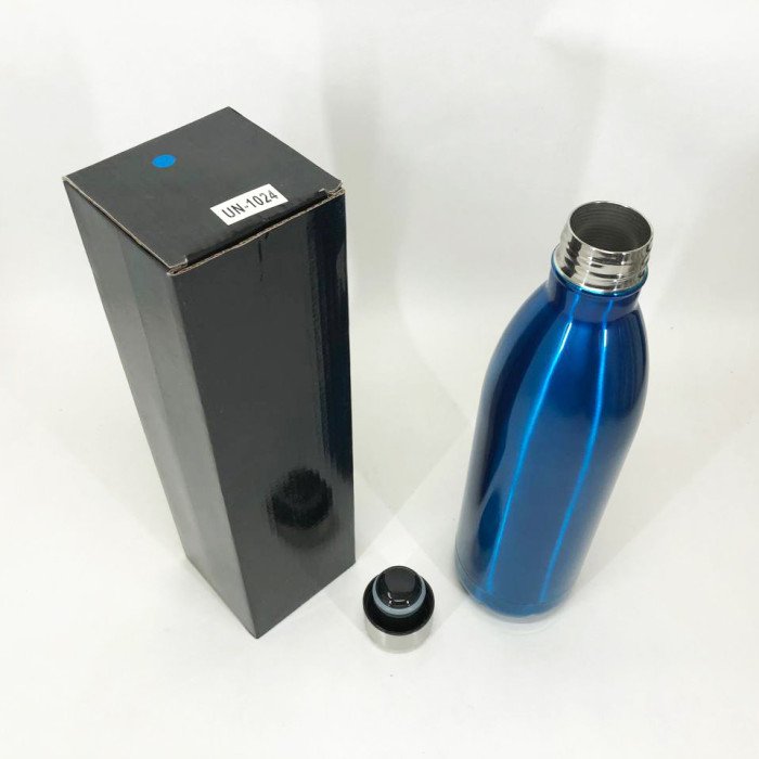 Термос UNIQUE UN-1024 1 л, Хороший термос, Якісний термос для дому. Колір: синій