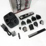 Машинка для стрижки 10в1 GEMEI GM-592, тример для бороди, триммер бездротової. Колір: чорний