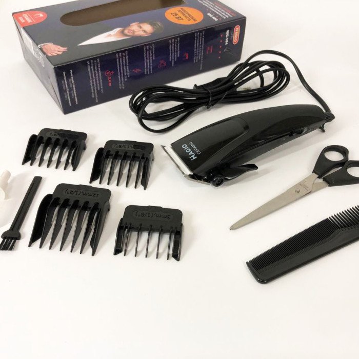 Машинка для стрижки MAGIO МG-584 кераміка, Машинка окантувальна, Електробритва з насадками для бороди