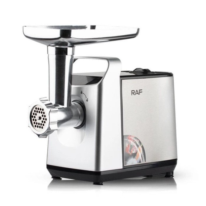 Електрична м'ясорубка RAF R.3396 з функцією реверс 2500W, електром'ясорубка для дому