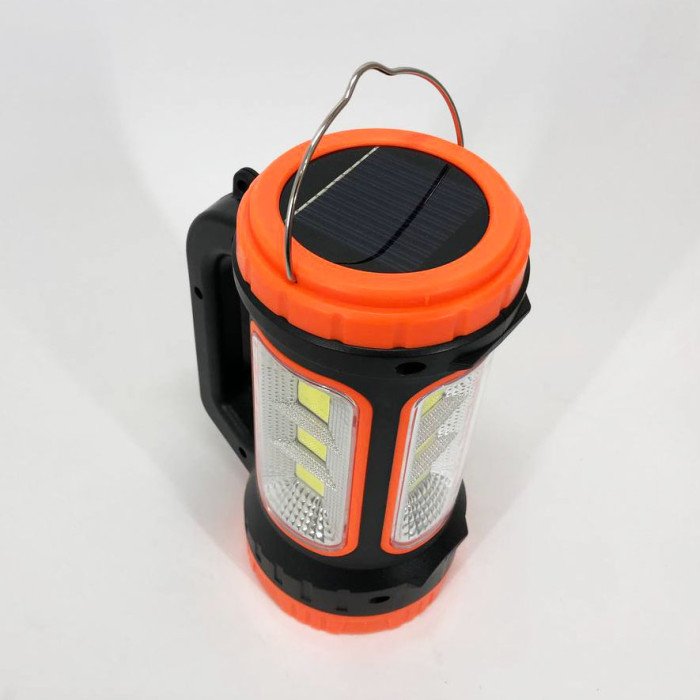 Кемпінговий ліхтар XBL 818C-3W+COB, ліхтар-світильник акумуляторний кемпінговий. Колір: помаранчевий