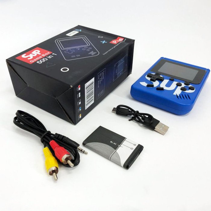 Ігрова приставка джойстиками Sup Game Box 500 ігор Перша ігрова приставка портативна