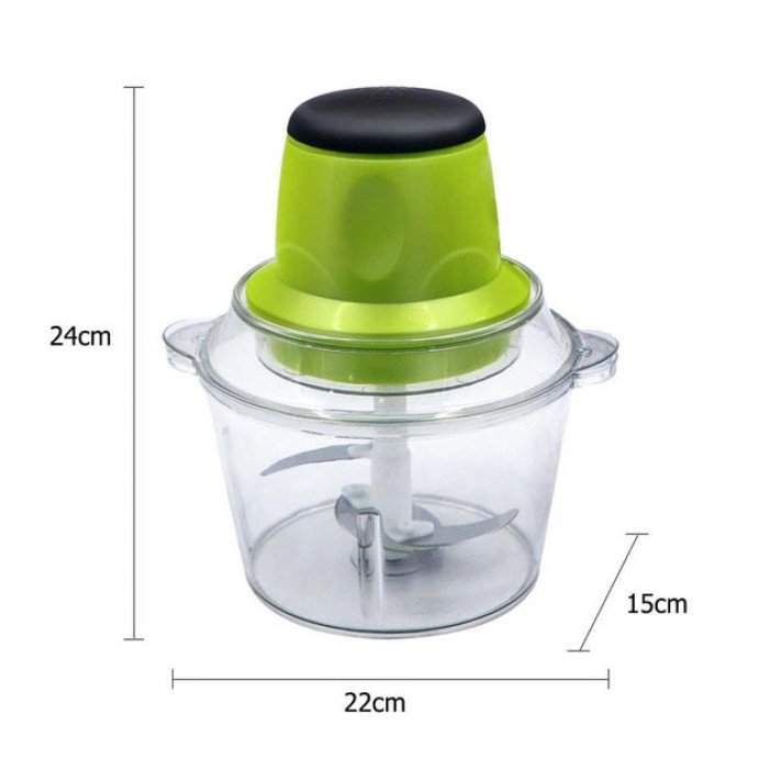 Електричний кухонний подрібнювач RAF R.7003 чоппер із пластиковою чашею на 2 літри 600 Вт