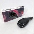 Автомобільний трансмітер FM MOD. X7 BT модулятор Bluetooth Золотий, ФМ модулятор у машину. Колір: чорний