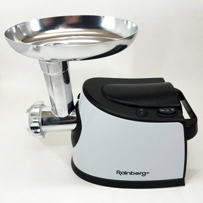 Електром'ясорубка з соковижималкою Rainberg RB-674 3000W, електром'ясорубка для шатківниці, потужна м'ясорубка