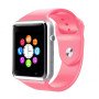 Смарт-годинник Smart Watch A1 розумний електронний зі слотом під sim-карту + карту пам'яті micro-sd. Колір: рожевий