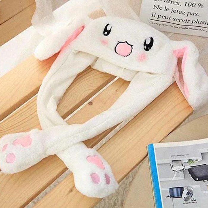 Комплект: Карнавальна шапка з підсвічуванням: рожевий зайчик + Літаюча лялька фея Flying Fairy