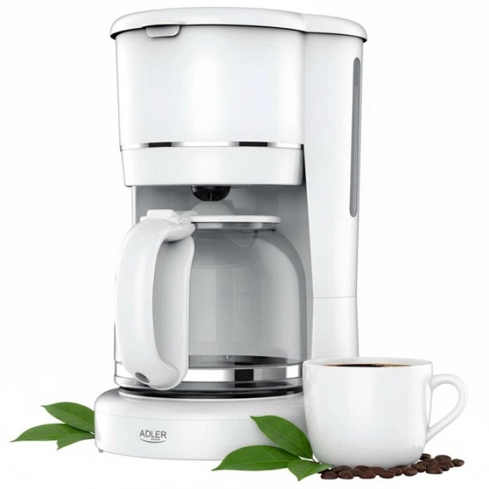 Кофеварка крапельна Adler AD 4383 white 1.5Л 900 Вт
