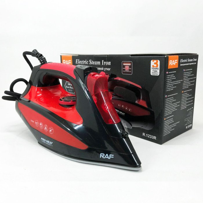 Праска з керамічною підошвою RAF R.1233 потужність 2200Вт 320 мл