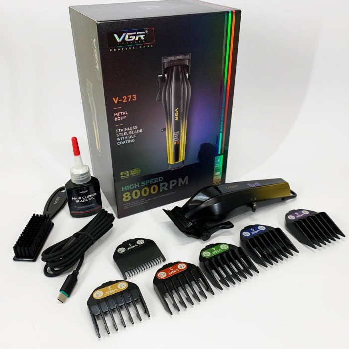 Акумуляторна машинка для стрижки VGR V-273 GOLD