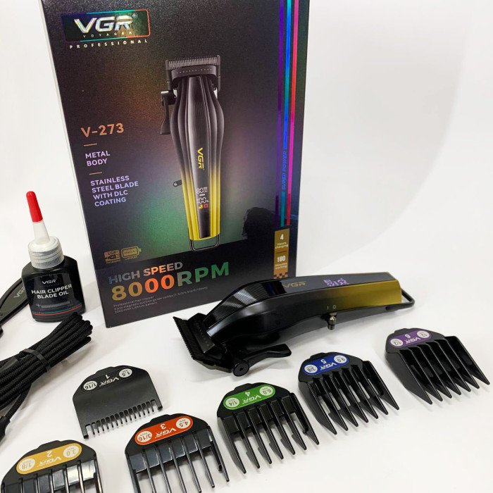 Акумуляторна машинка для стрижки VGR V-273 GOLD