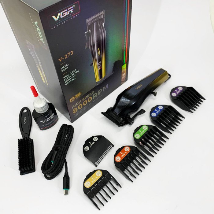 Акумуляторна машинка для стрижки VGR V-273 GOLD