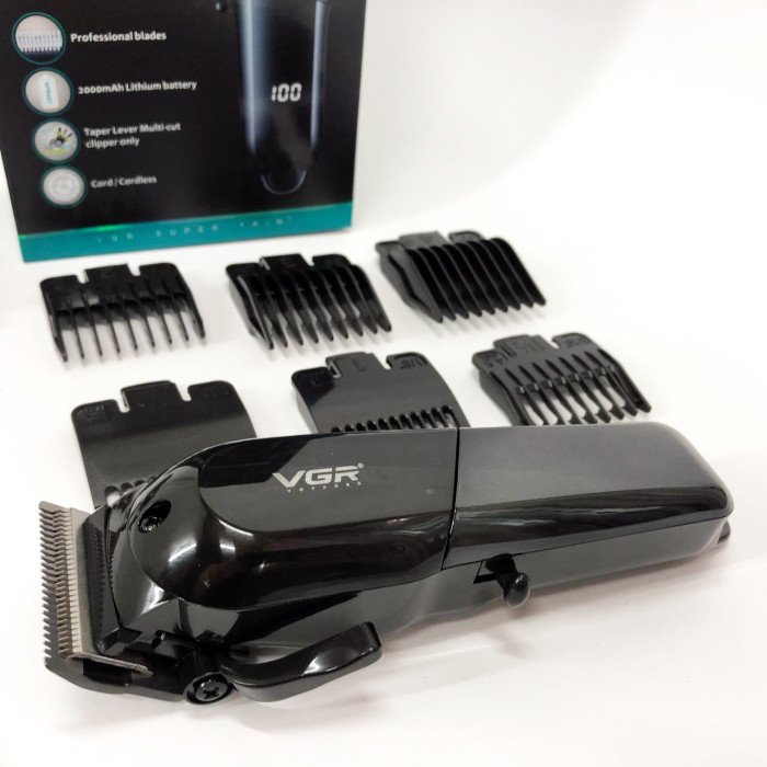 Машинка для стрижки волосся та бороди VGR V-118, Машинка для стрижки волосся бездротова, Електробритва