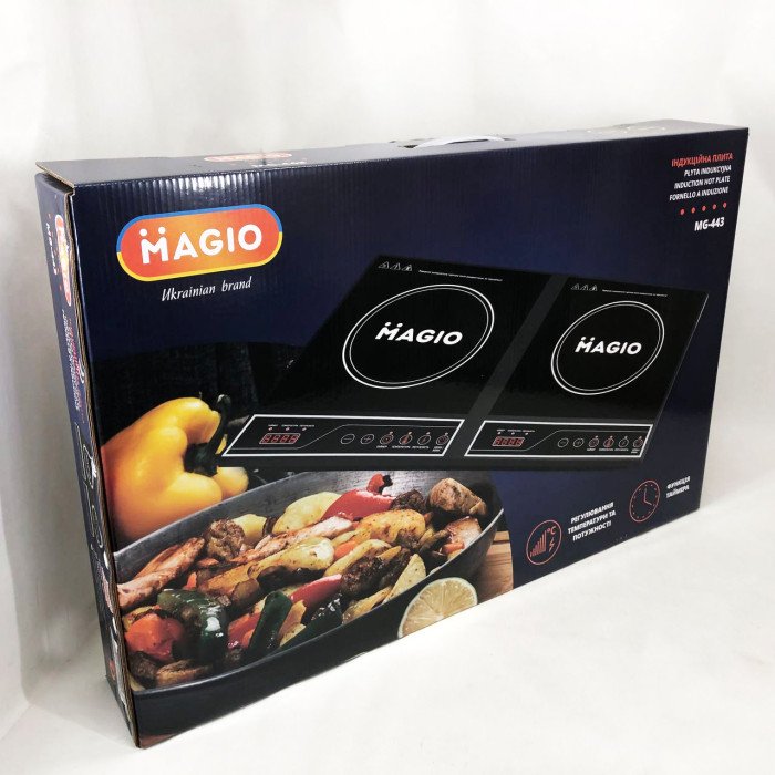 Настільна плита електрична MAGIO MG-443, Потужна настільна електроплита, Електро плита інфрачервона