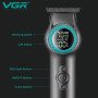 Тример VGR V-990, 3 насадки, Багатофункціональна акумуляторна машинка для стрижки, VGR машинка