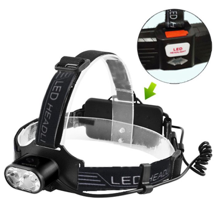 Ліхтар налобний акумуляторний Police 2128-2T6, Портативний світлодіодний налобний ліхтар