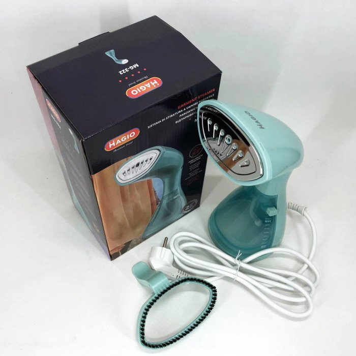 Відпарювач для одягу Magio MG-322, побутовий ручний пароочисник, праска для відпарювання одягу