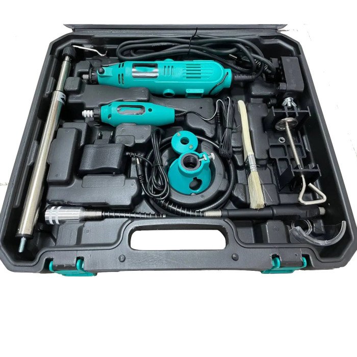 Ручний електричний гравер + гравер Mini 12V з 236 насадками, електричний електричний міні, Дриль гравер