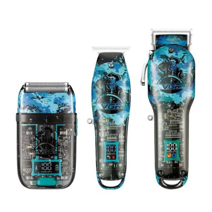 Професійний Набір 3в1 Professional Set VGR V-645 тример, машинка для стрижки волосся та електробритва