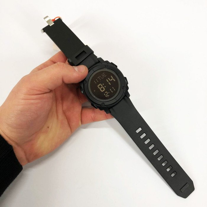 Годинник наручний чоловічий SKMEI 1853BK BLACK, армійський годинник протиударний. Колір: чорний