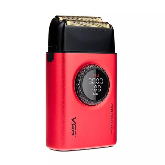 Електробритва VGR V-377 RED шейвер, Електрична акумуляторна бритва для гоління, шейвер чоловічий