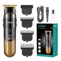 Машинка для стрижки волосся VGR V-929 акумуляторна, Машинка окантувальна професійна для бороди