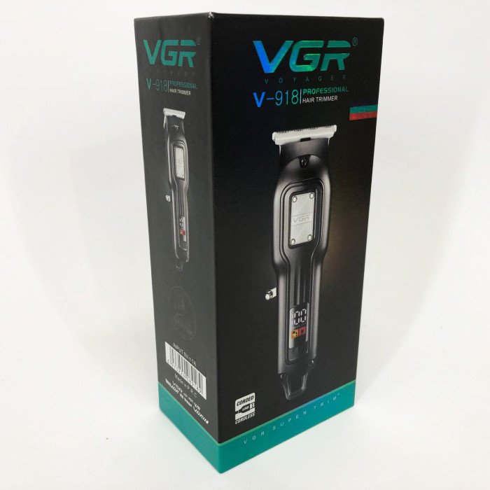 Машинка для стрижки волосся VGR V-918, Бездротова електробритва, Машинка для стрижки волосся домашня