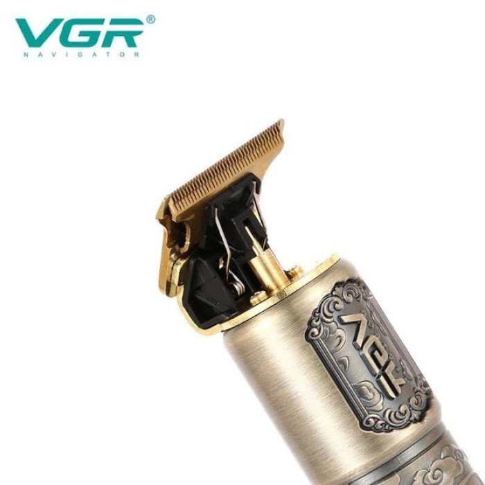 Машинка для стрижки волосся VGR V-073 акумуляторний бездротовий триммер для бороди та вусів