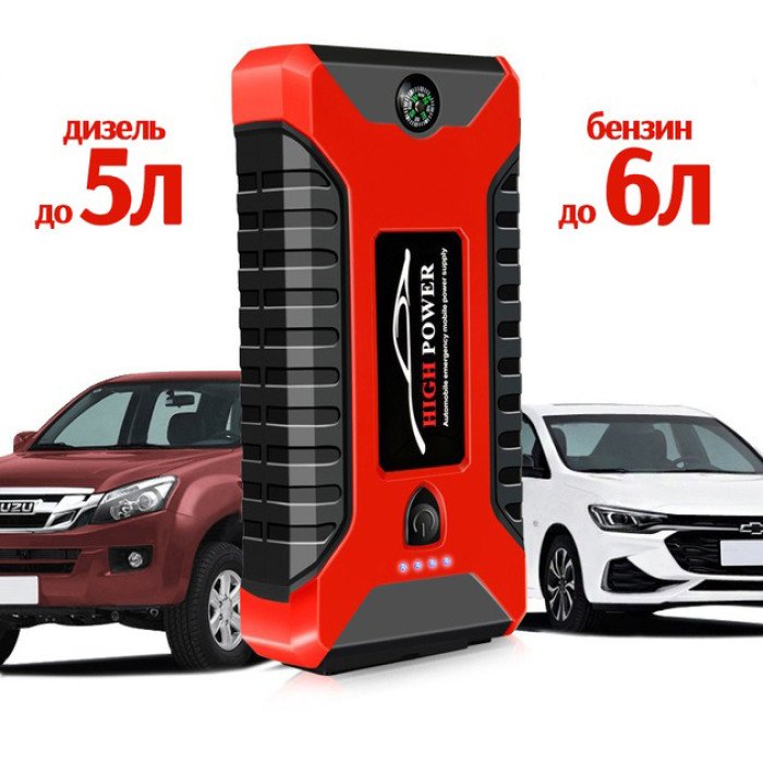 Автономний пуско-зарядний пристрій High Power HB29 12В 99800 мАг Зарядний пусковий пристрій для авто