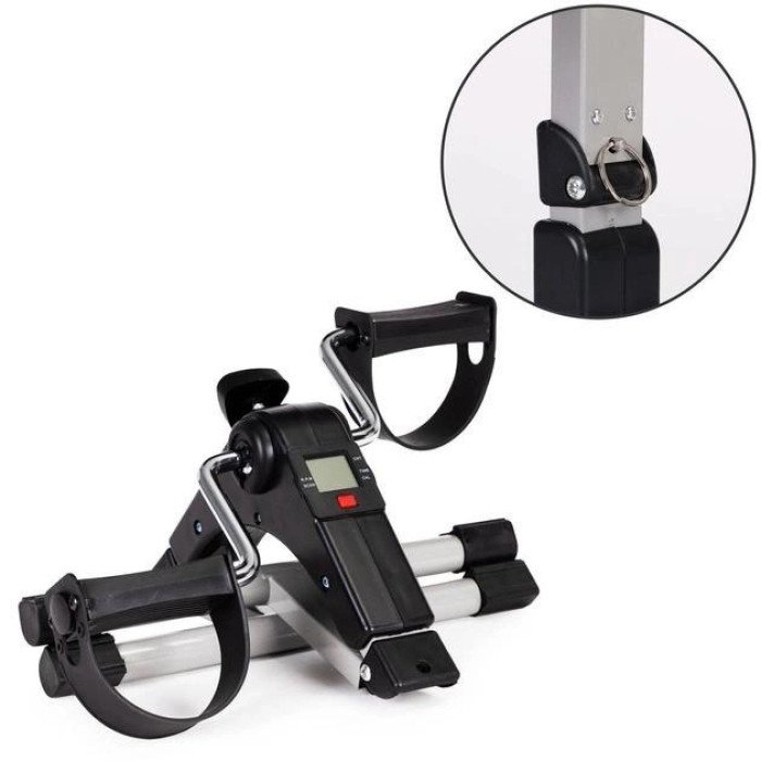 Педальний портативний тренажер з цифровим датчиком, реабілітаційний велотренажер для рук і ніг