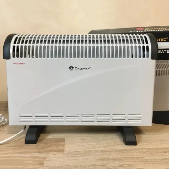 Конвектор Domotec MS-5904 з терморегулятором до 2000 Вт електричний обігрівач, Теплоконвектор