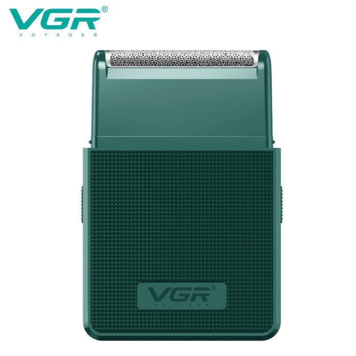 Електробритва VGR V-376 GREEN шейвер, Професійний шейвер-електробритва, Портативна бритва