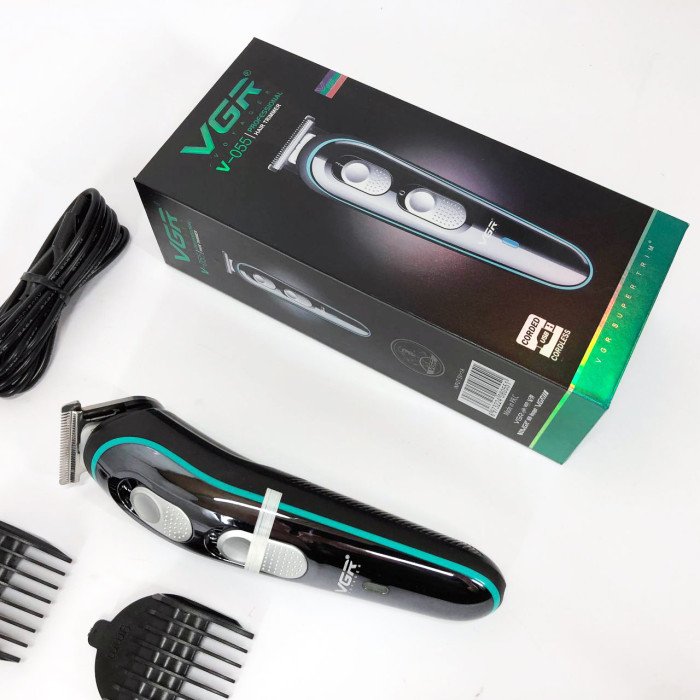 Бездротова універсальна стрижкова машинка VGR V-055, Машинка для стрижки волосся домашня