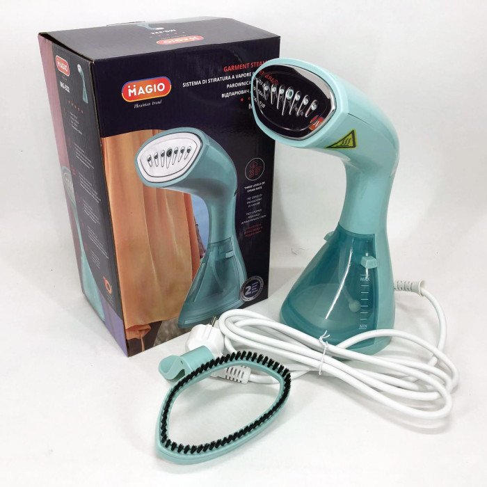 Відпарювач для одягу Magio MG-322, побутовий ручний пароочисник, праска для відпарювання одягу