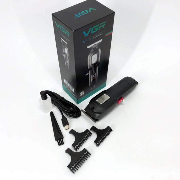 Машинка для стрижки волосся VGR V-918, Бездротова електробритва, Машинка для стрижки волосся домашня