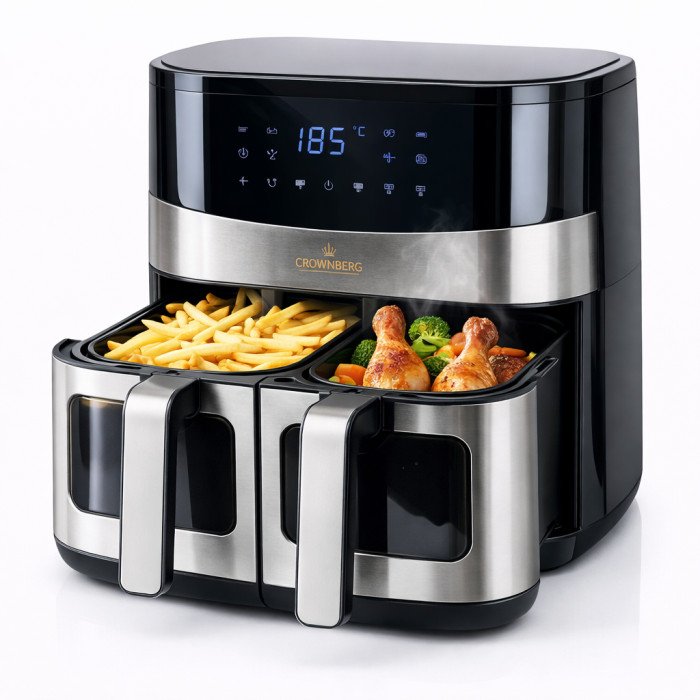 Аерогриль мультипіч аерофритюрниця Crownberg CB-5556 11л 2600Вт
