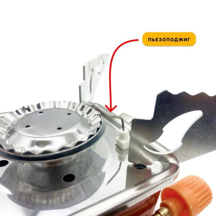 Газовий пальник для їжі, Мініатюрний газовий пальник, Міні плита похідна, Газовий пальник туристичний