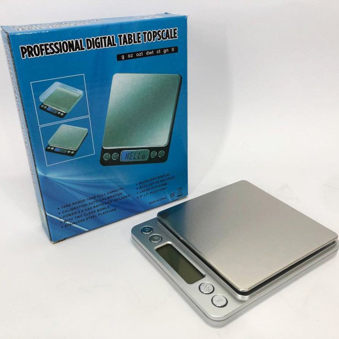 Ваги ювелірні ZHA 6295A, до 500г (0.01г) +чаша, електронні грамові ваги, для зважування золота