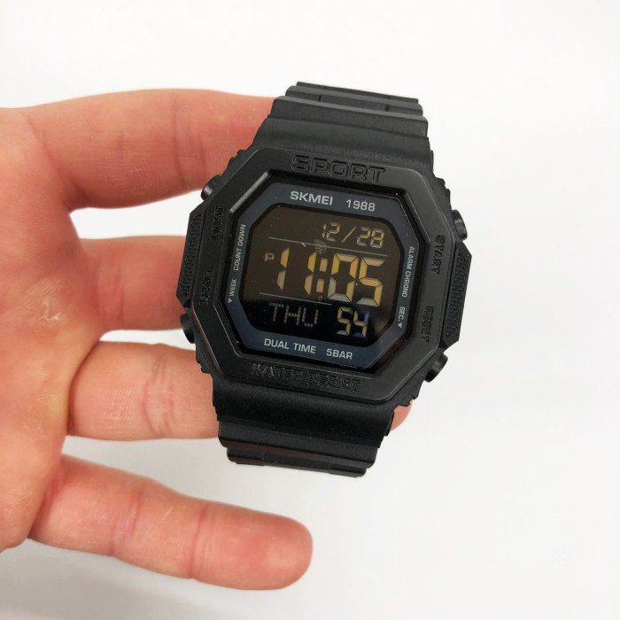Годинник наручний чоловічий SKMEI 1988BK, чоловічий армійський водостійкий тактичний годинник, для військовослужбовців