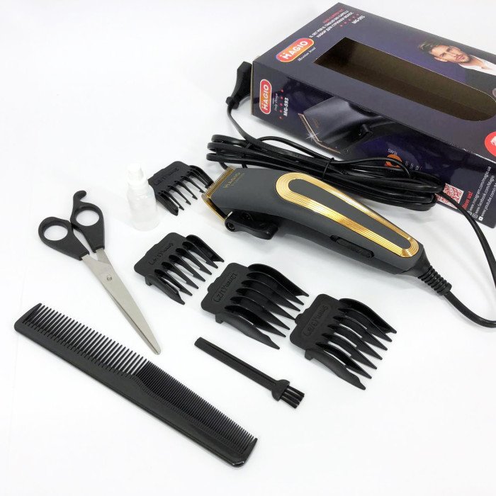 Машинка для стрижки волосся MAGIO MG-593, Професійна електробритва для стрижки волосся домашня
