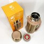 Термос вакуумний Well Done WD-7041D 1.5 літра якісний термос для дому для напоїв. Колір: коричневий