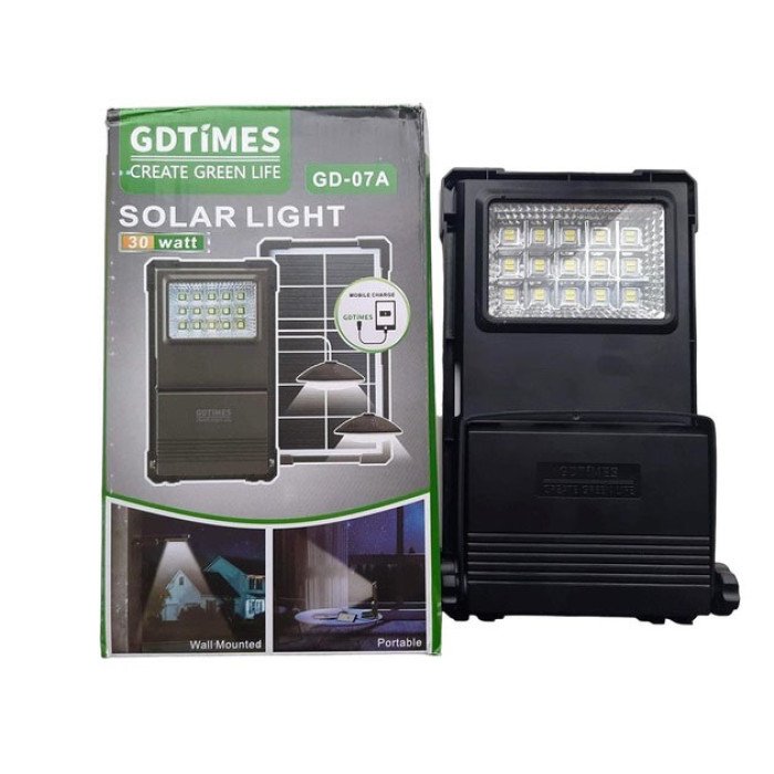 Сонячна станція портативна GDLITE GD-07А із сонячною панеллю та функцією Power Bank