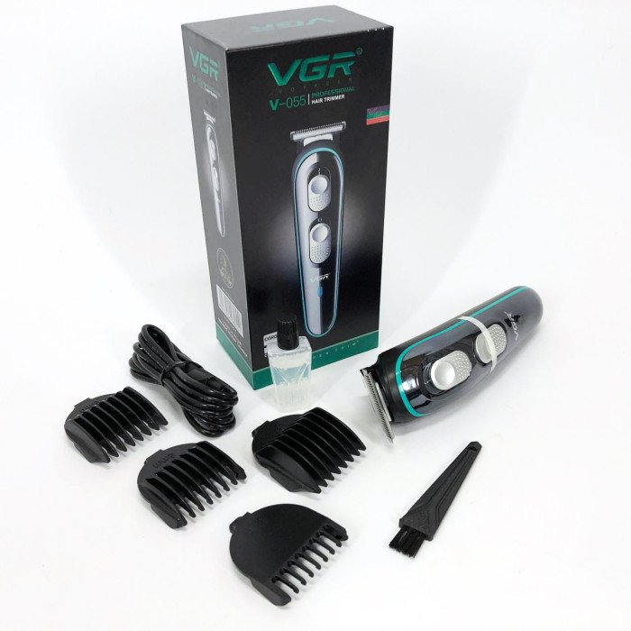 Бездротова універсальна стрижкова машинка VGR V-055, Машинка для стрижки волосся домашня