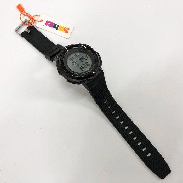 Годинник наручний чоловічий SKMEI 2010BKWT BLACK-WHITE, годинник армійський скмей, годинник спортивний. Колір: чорний