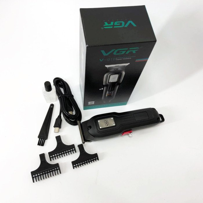 Машинка для стрижки волосся VGR V-918, Бездротова електробритва, Машинка для стрижки волосся домашня