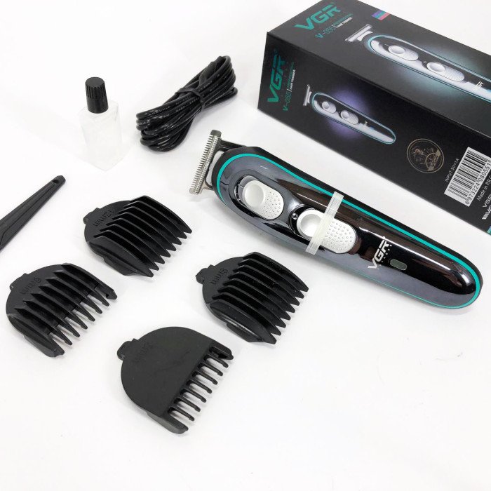 Бездротова універсальна стрижкова машинка VGR V-055, Машинка для стрижки волосся домашня