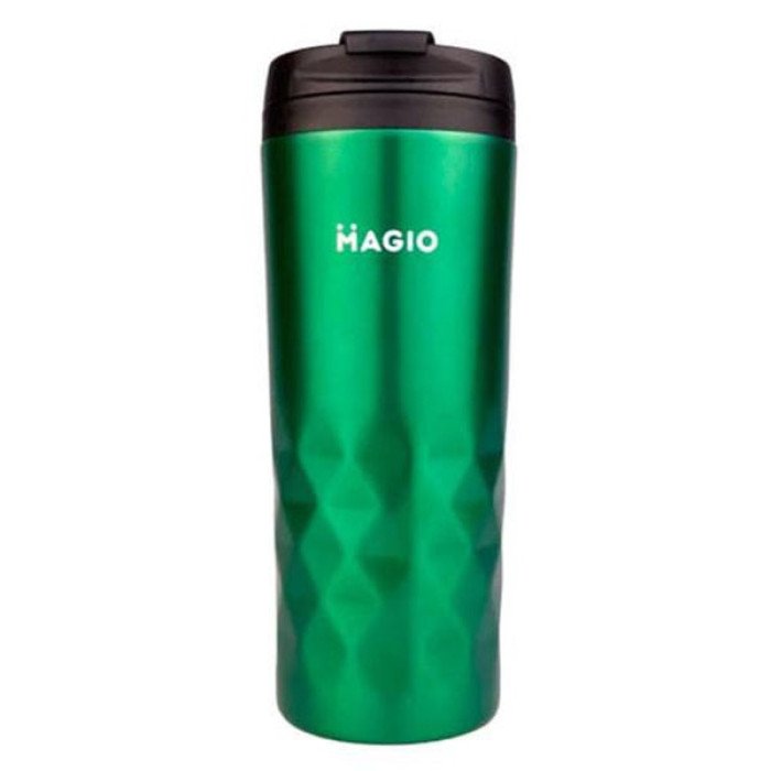 Термокухоль з нержавіючої сталі Magio MG-1045G, Термос з нержавіючої сталі металевий, Термос для кави, чаю
