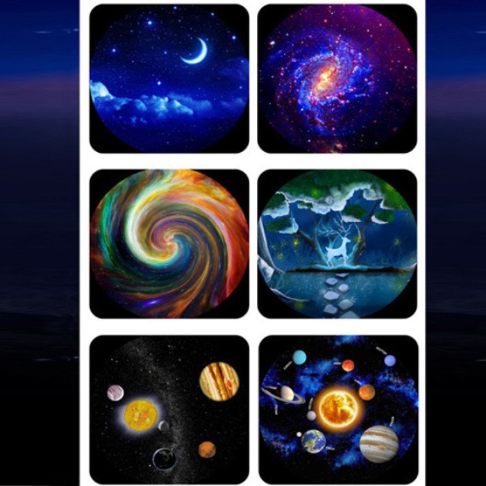 Зірковий 3D проектор Astronaut Bluetooth з пультом, Проектор нічний космонавт зоряне небо в дитячий