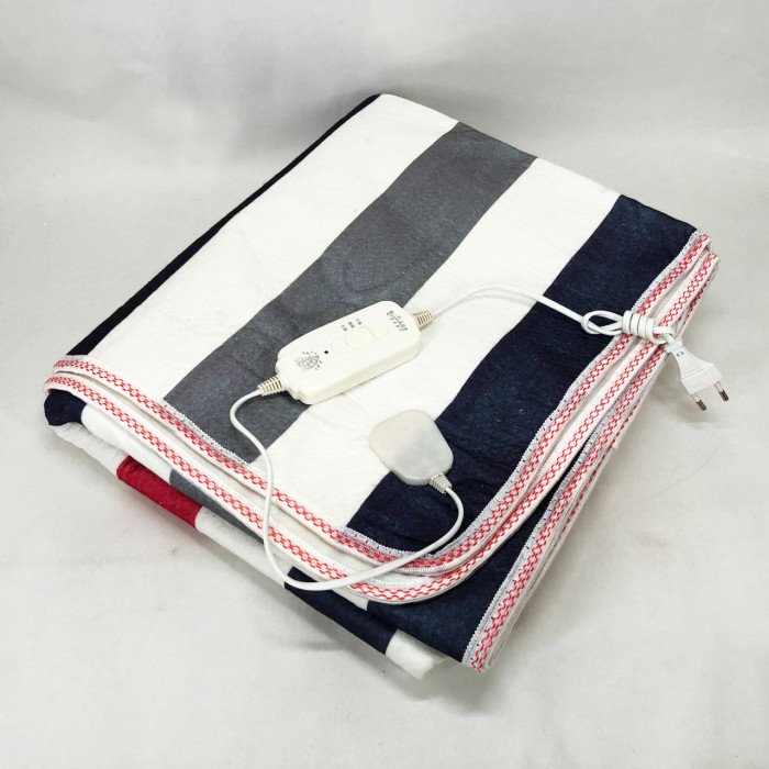 Електропростирадло 150х120 см тепле електро простирадло ковдра з підігрівом смужка